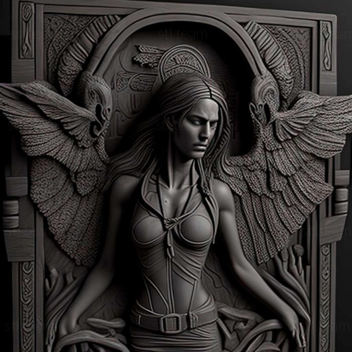 3D модель Игра Расхитительница гробниц Ангел тьмы (STL)